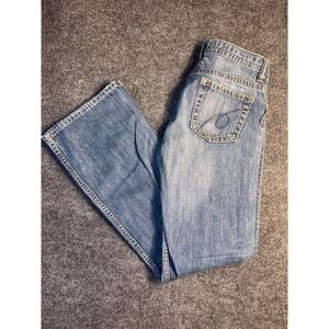 Old Navy Bootcut Jeans Womens 4 Blue Denim Faded Streetwear Americana Low Waist